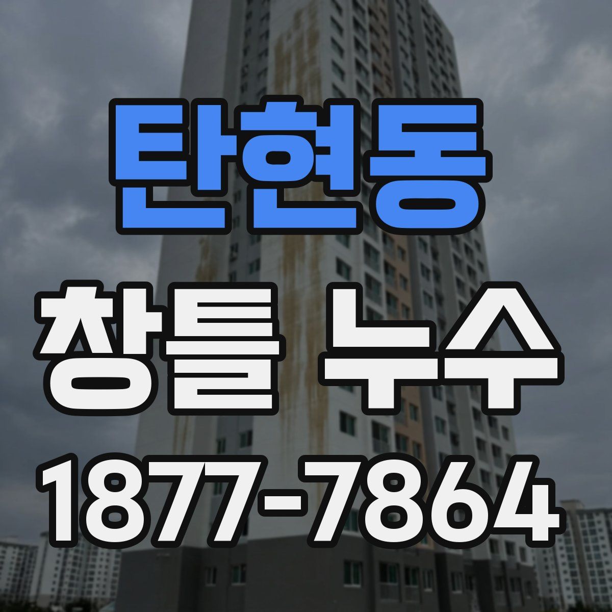 탄현동 창틀 누수