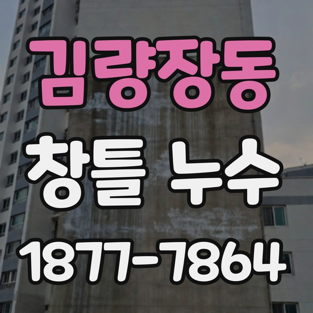 김량장동 창틀 누수 실내 습기와 혼동하지 않는 법