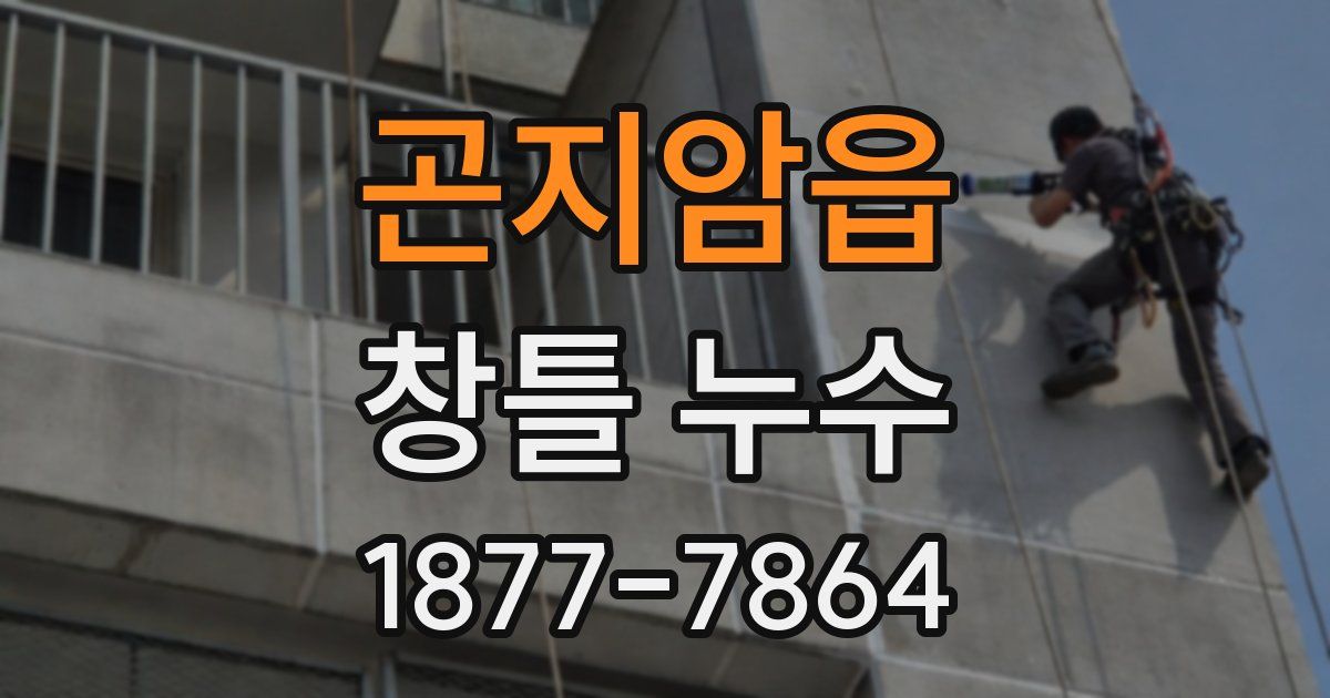 곤지암읍 창틀 누수