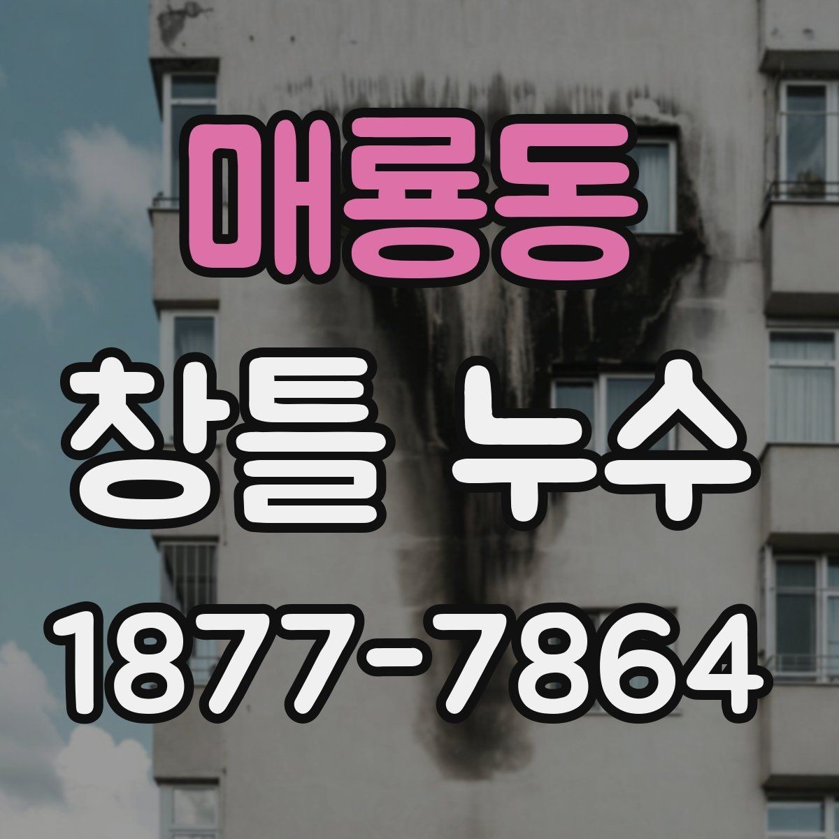 매룡동 창틀 누수 실내로 스며드는 경로 이해하기
