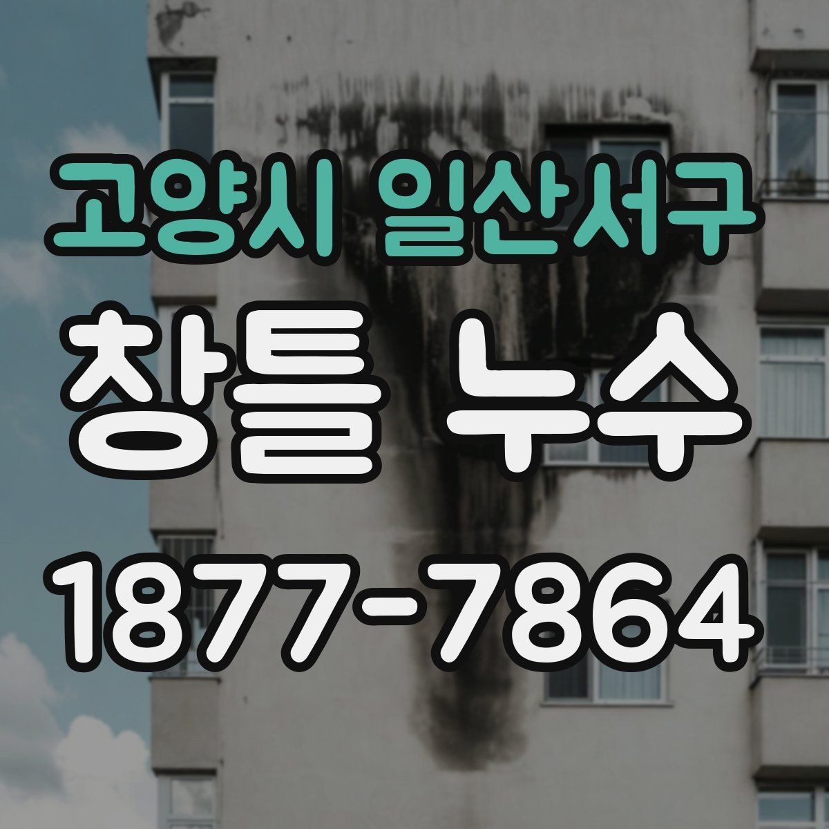 고양시 일산서구 창틀 누수 보수 전 전문가 상담 포인트