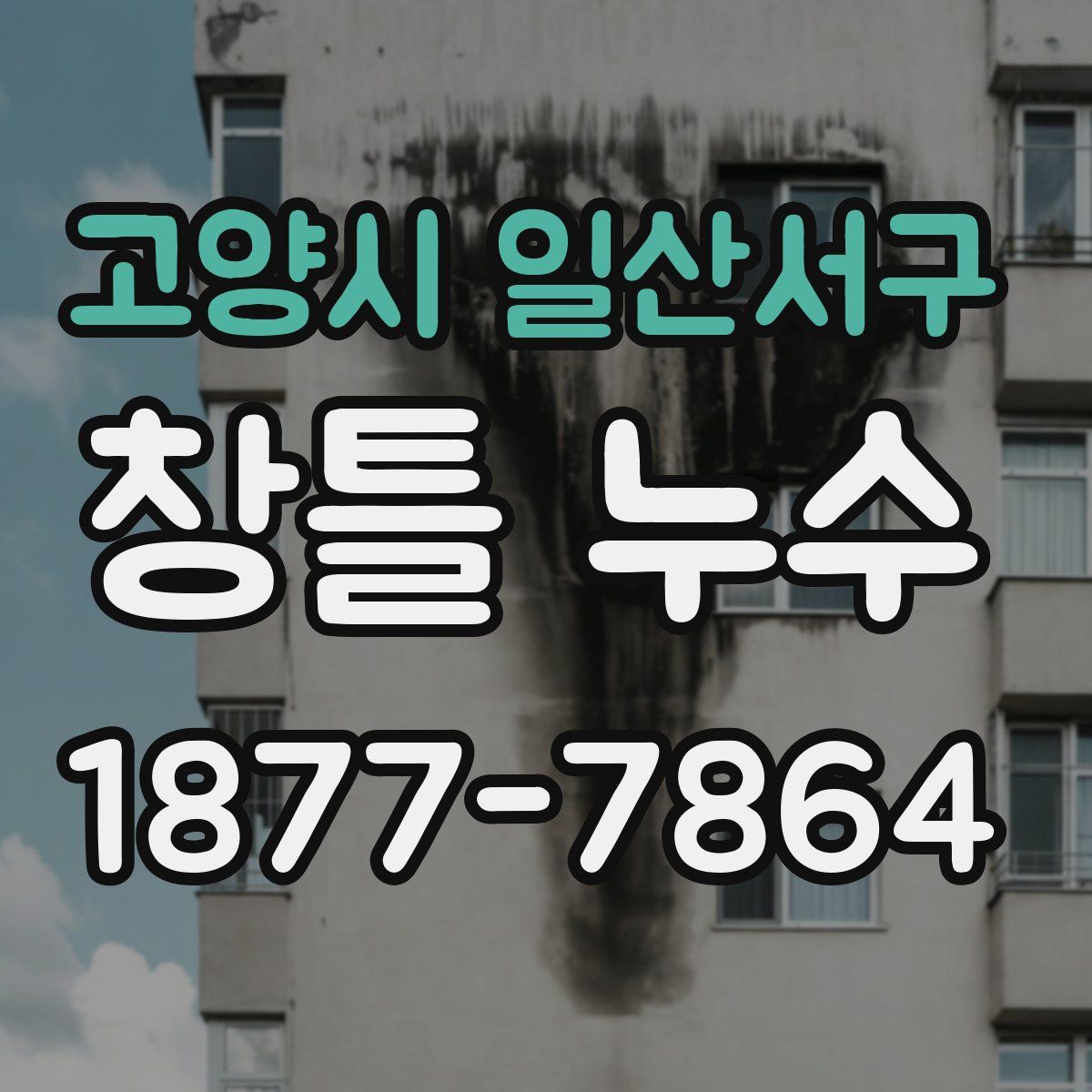 고양시 일산서구 창틀 누수
