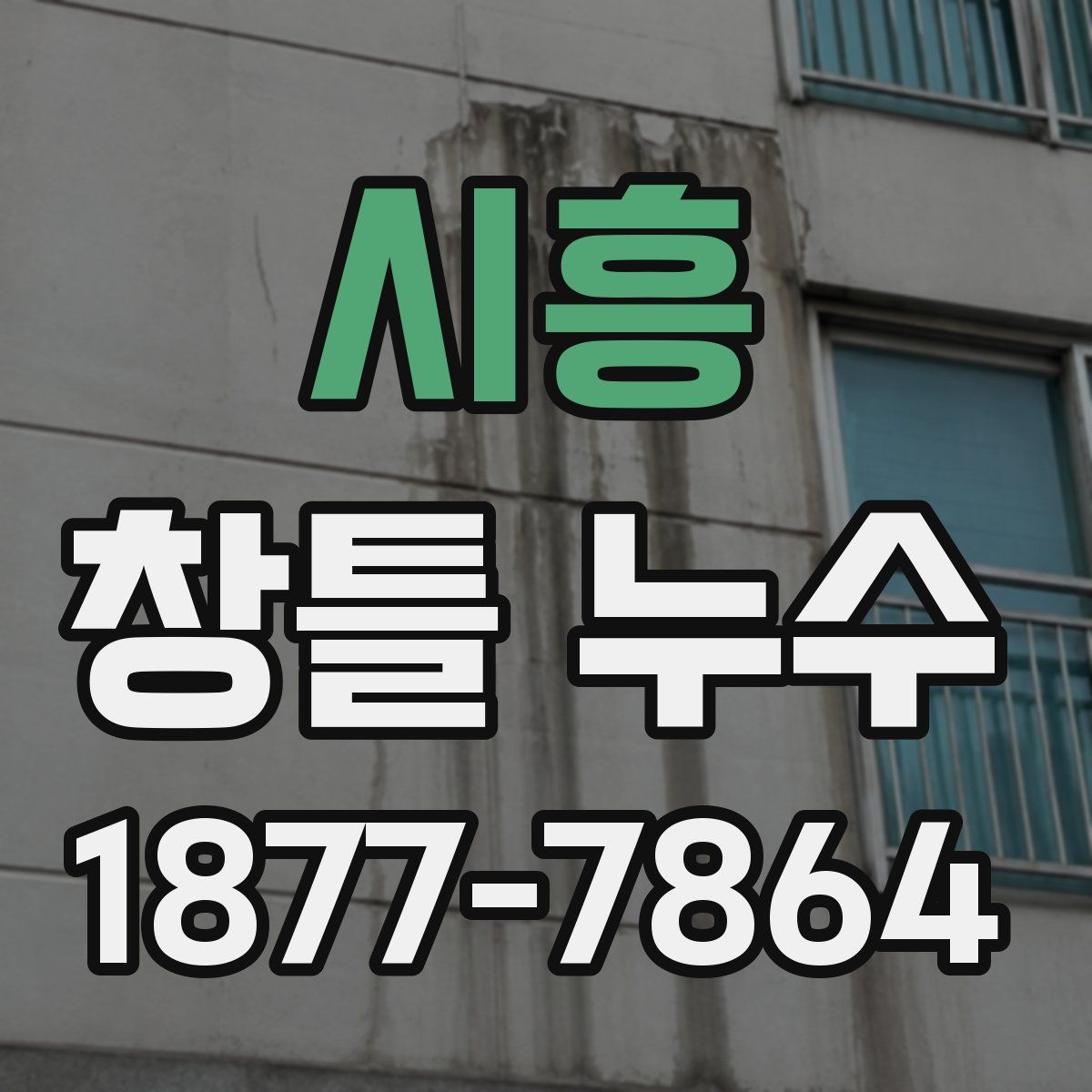 시흥 창틀 누수