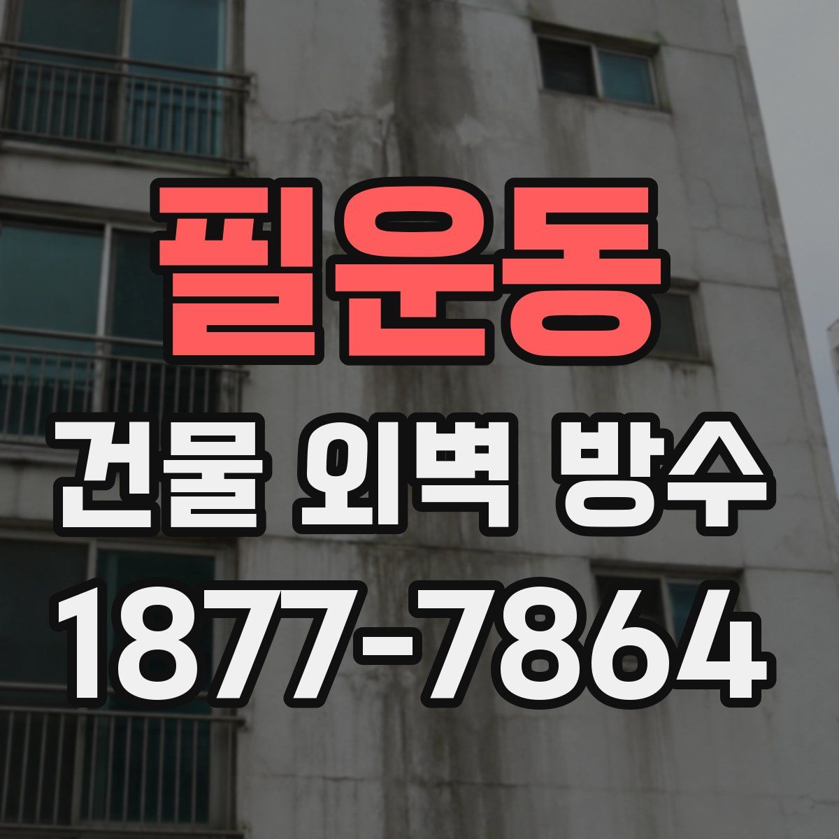 필운동 건물 외벽 방수