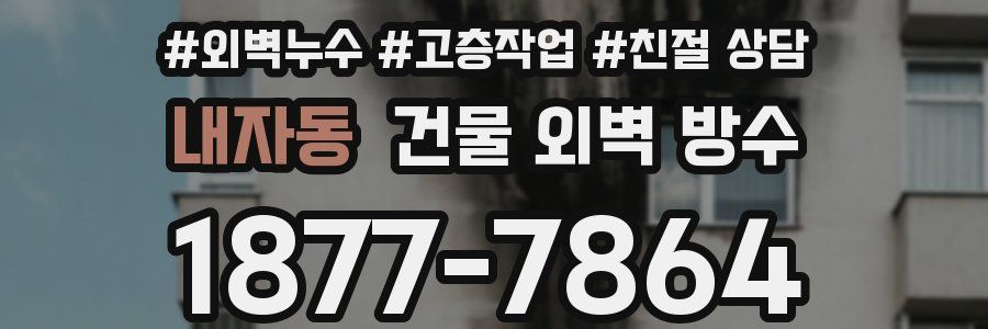 내자동 건물 외벽 방수