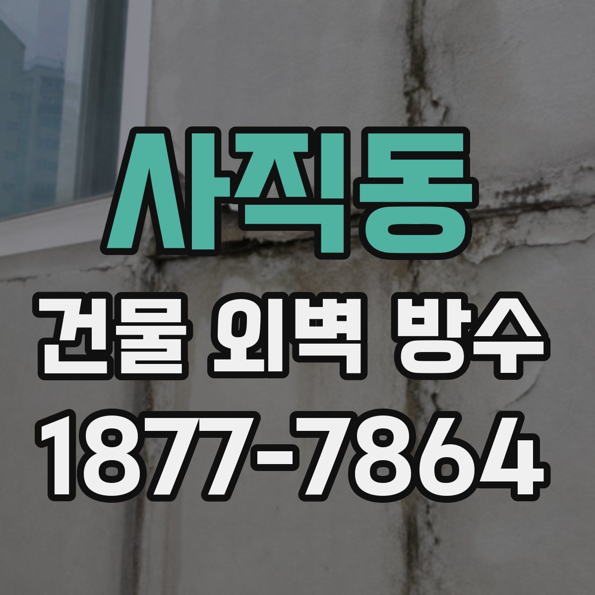 사직동 건물 외벽 방수