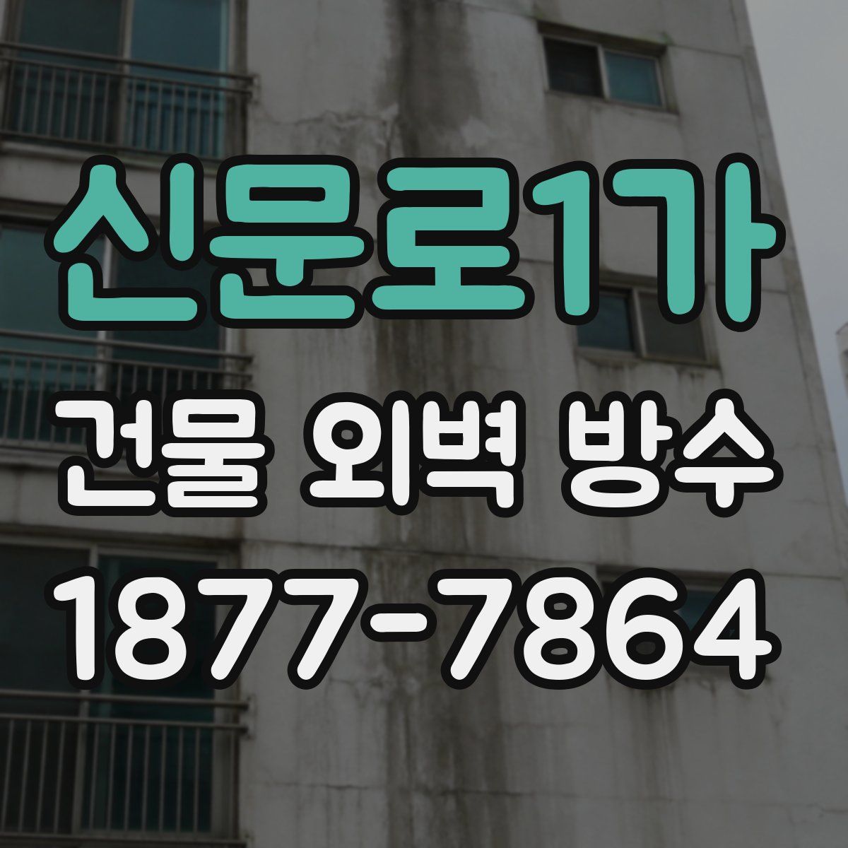신문로1가 건물 외벽 방수