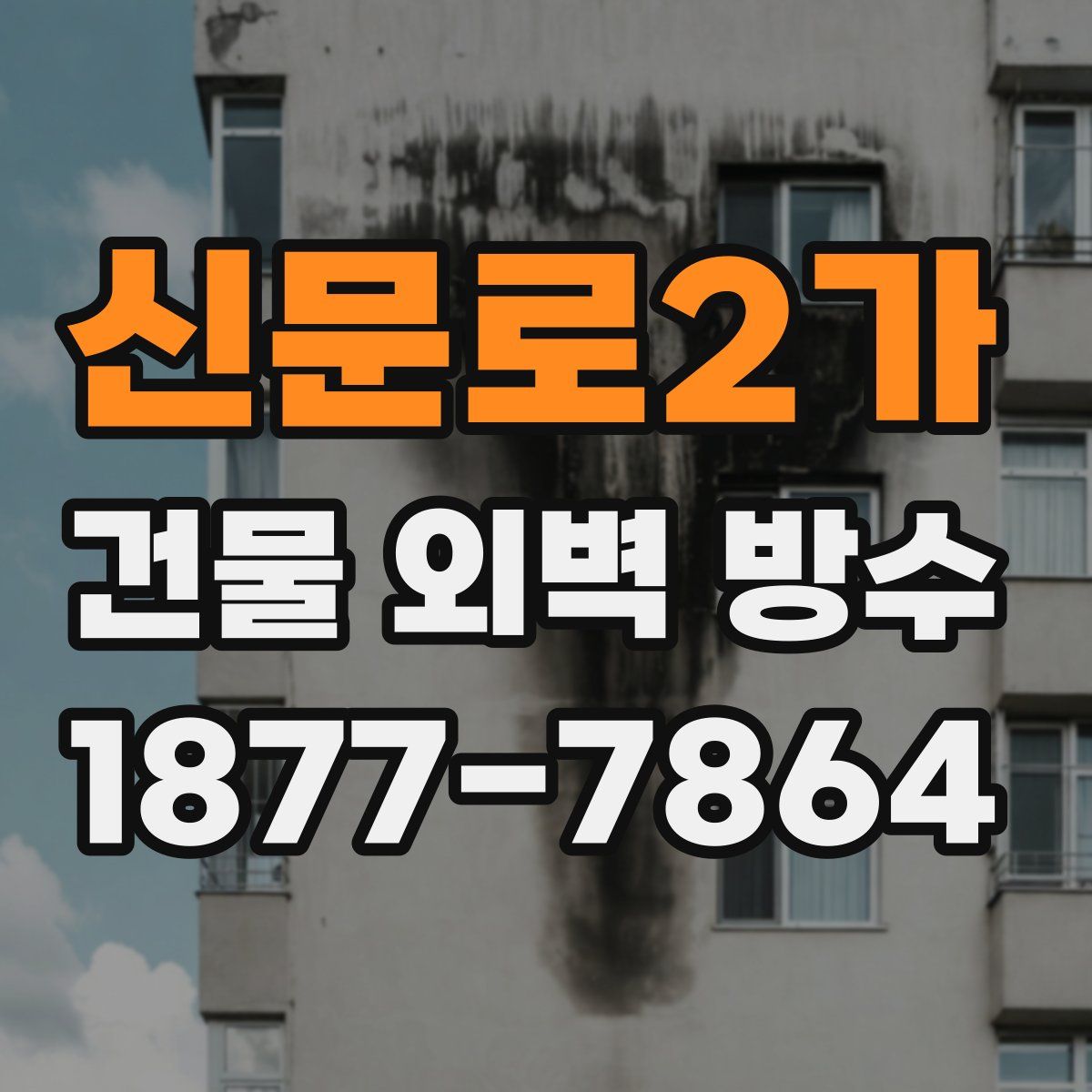 신문로2가 건물 외벽 방수