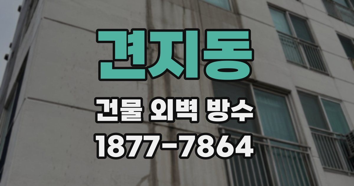 견지동 건물 외벽 방수