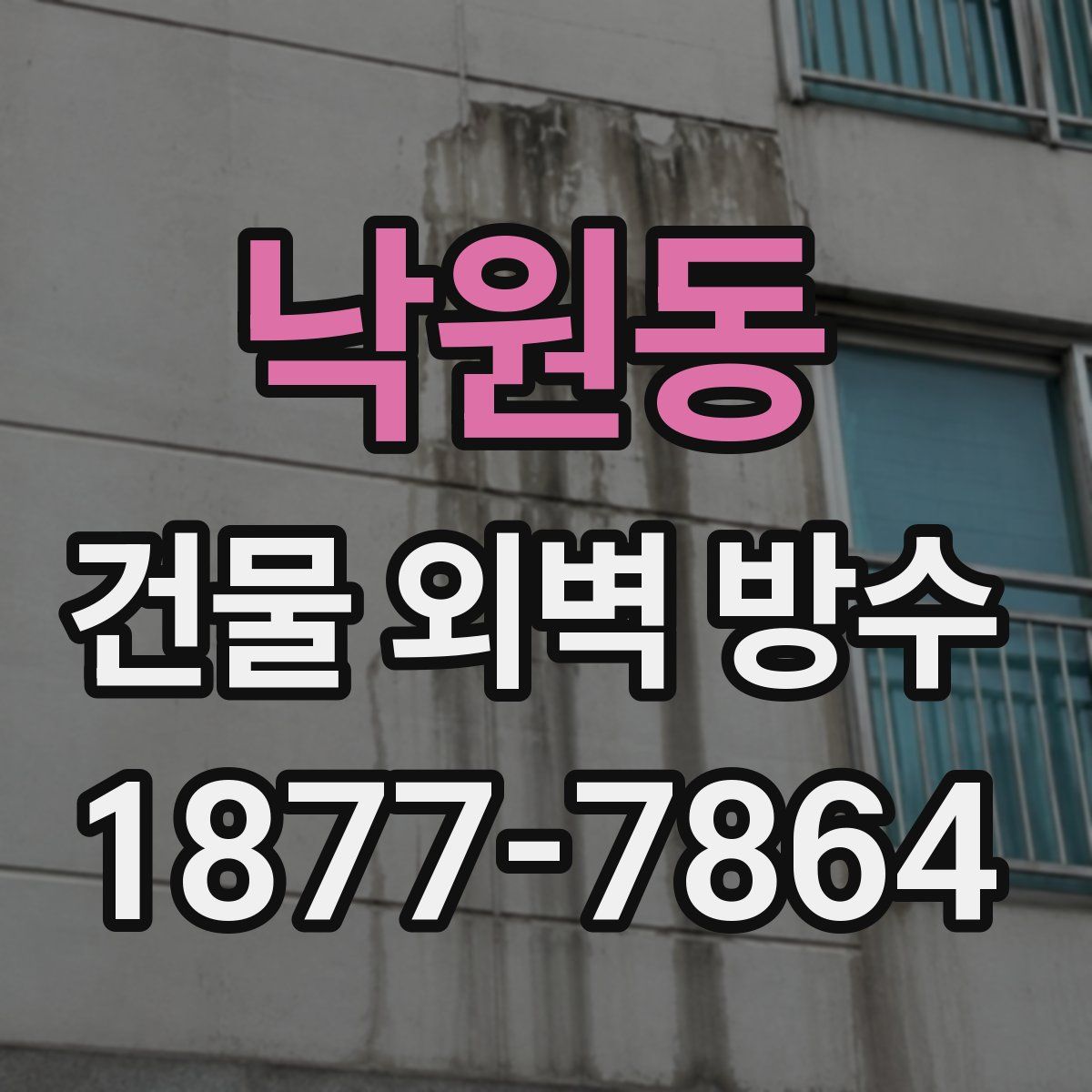 낙원동 건물 외벽 방수