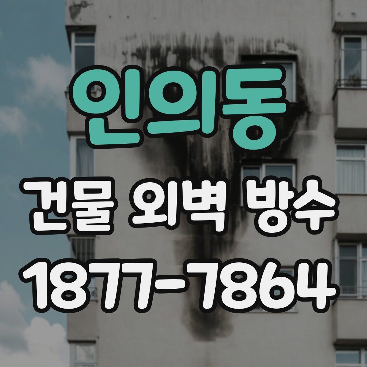 인의동 건물 외벽 방수 자재별 장단점 정리