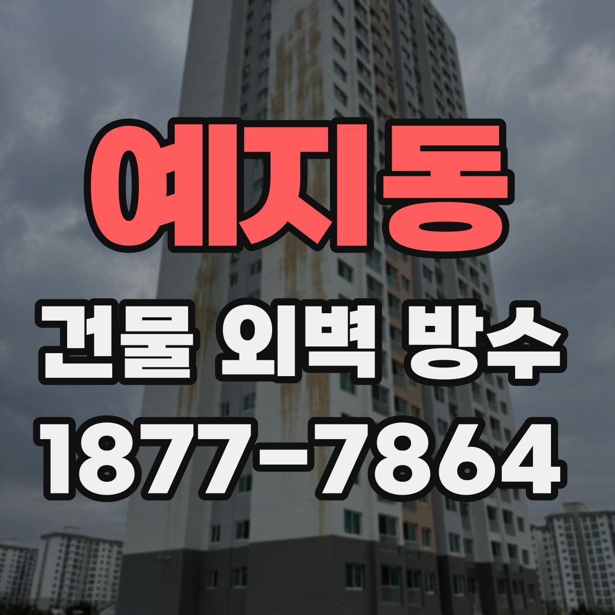 예지동 건물 외벽 방수