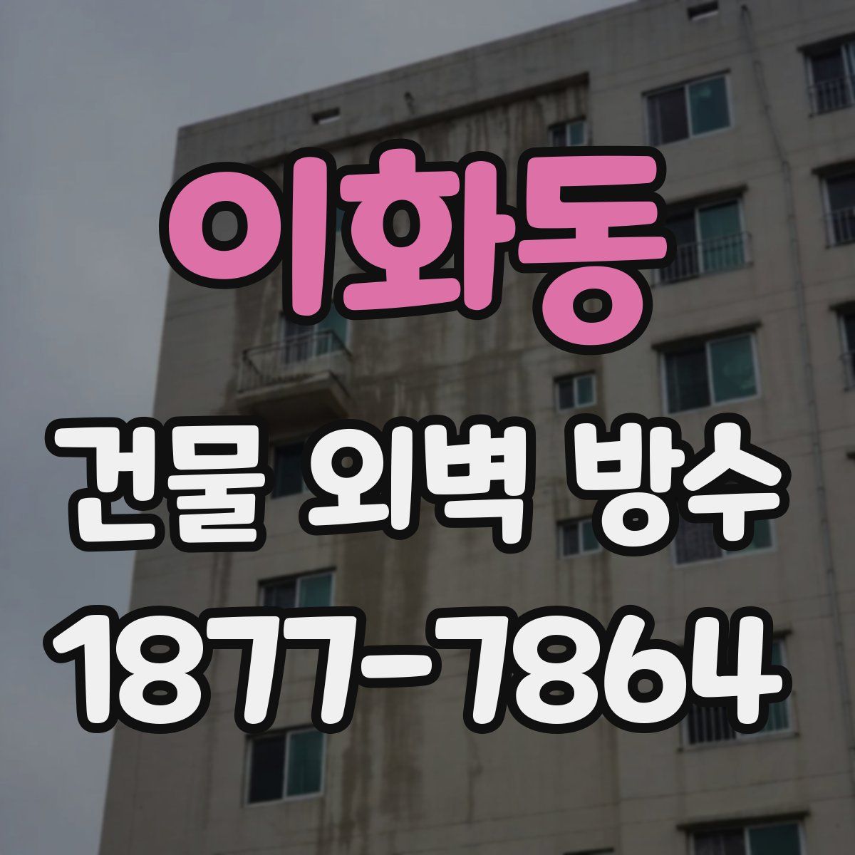 이화동 건물 외벽 방수