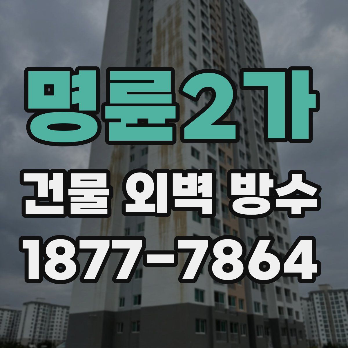 명륜2가 건물 외벽 방수