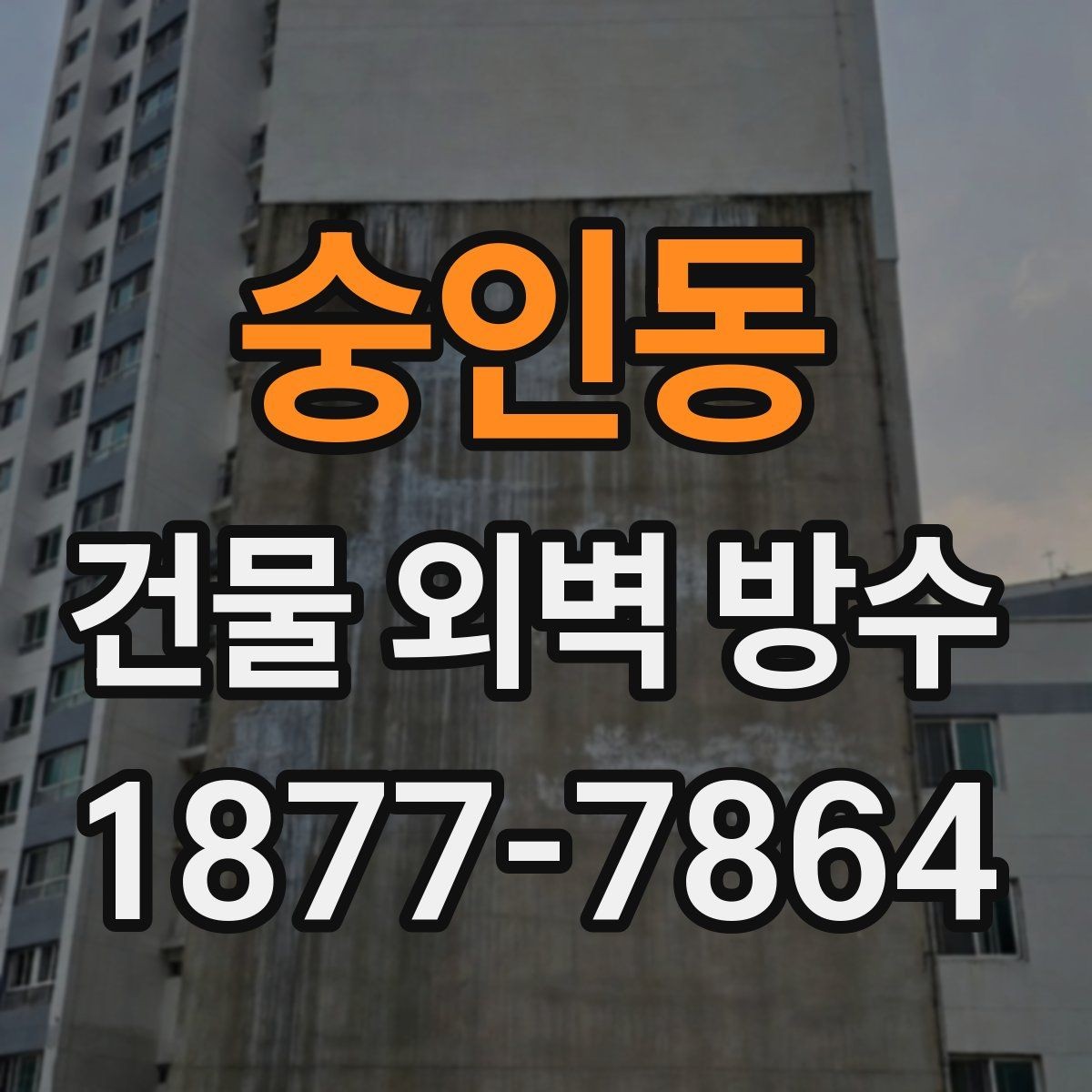숭인동 건물 외벽 방수 시공 사례에서 자주 보이는 실수