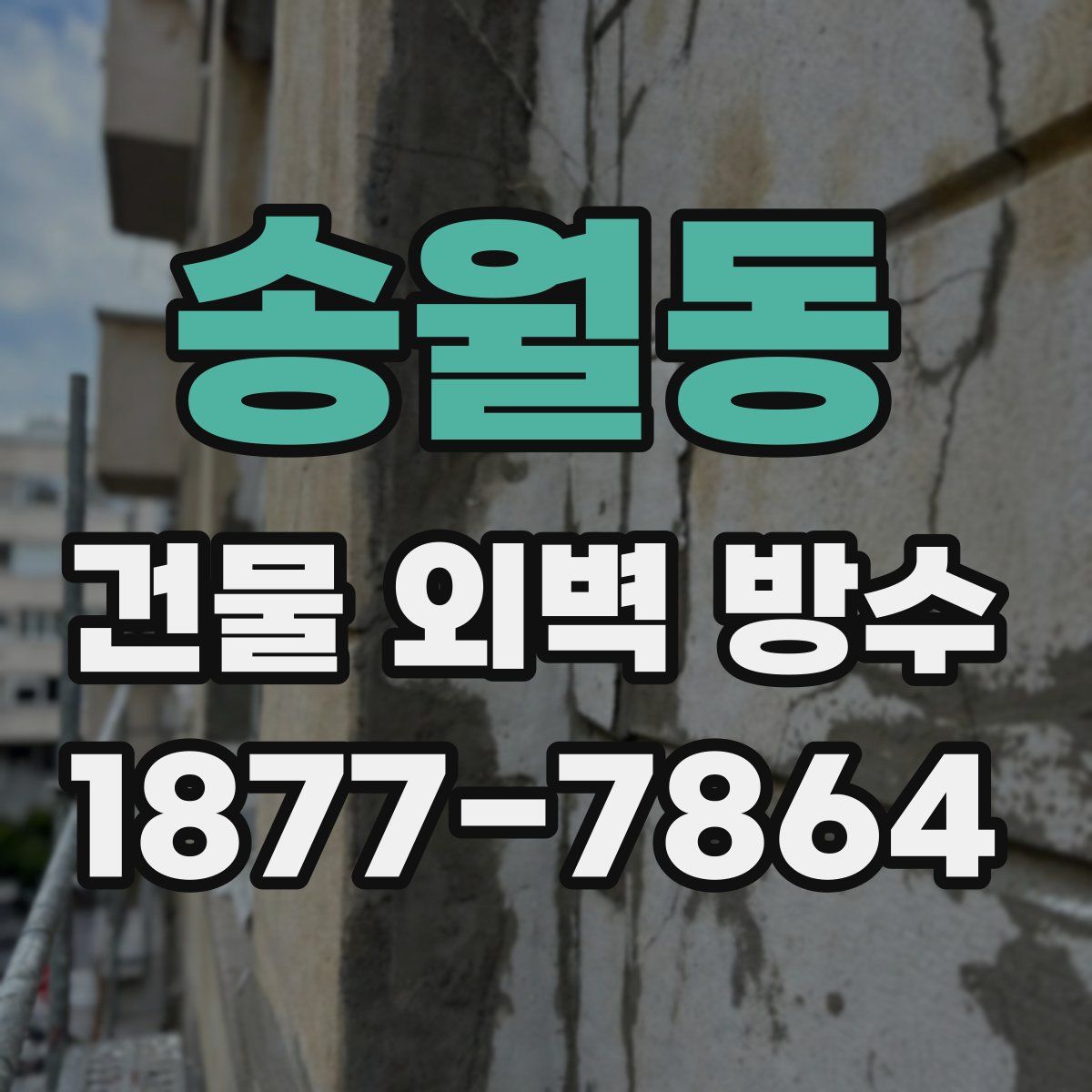 송월동 건물 외벽 방수