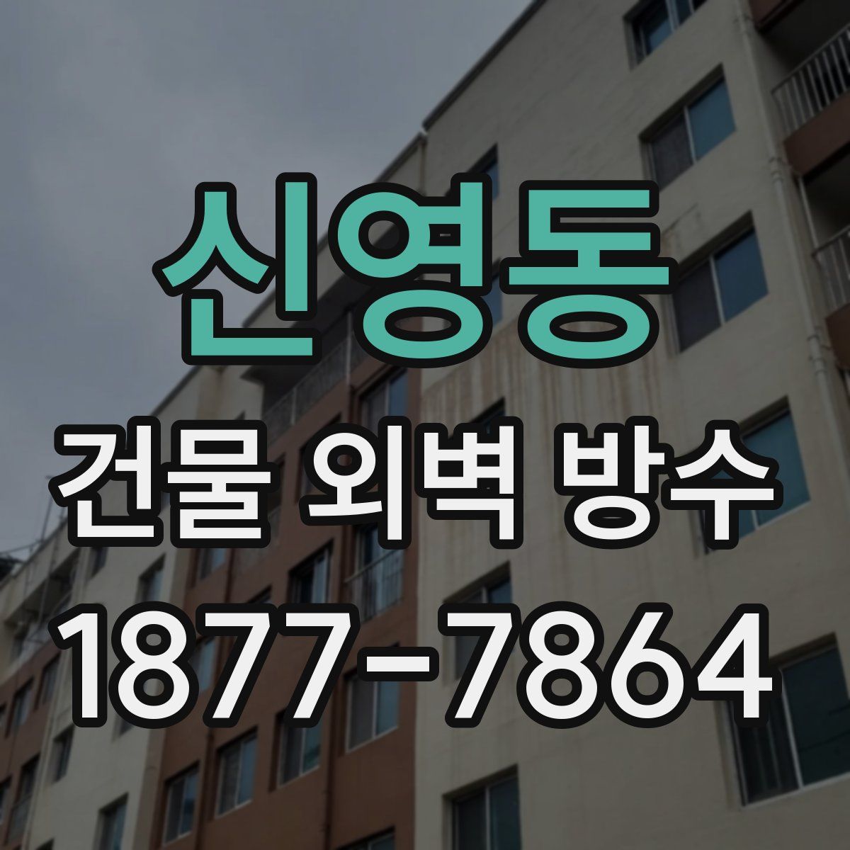 신영동 건물 외벽 방수