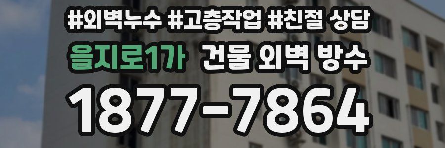을지로1가 건물 외벽 방수