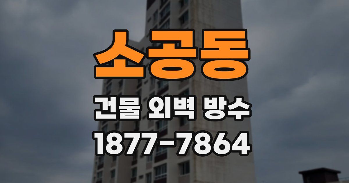소공동 건물 외벽 방수