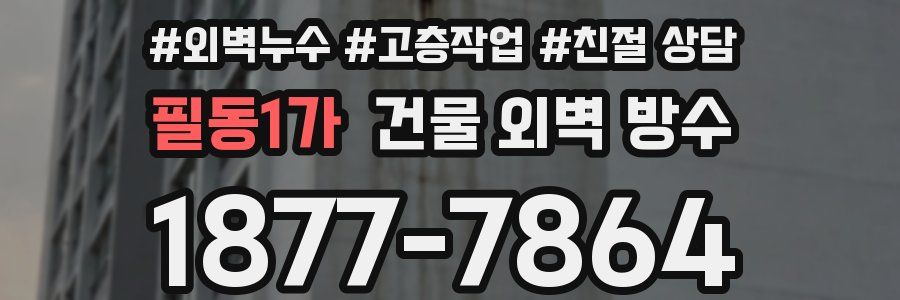 필동1가 건물 외벽 방수
