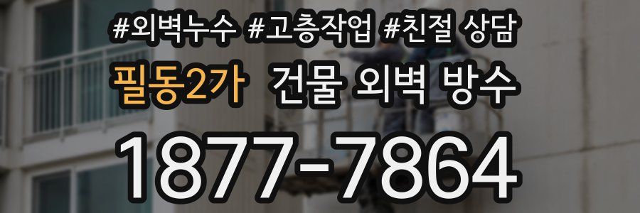필동2가 건물 외벽 방수