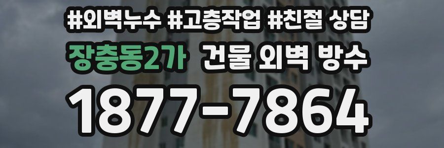 장충동2가 건물 외벽 방수