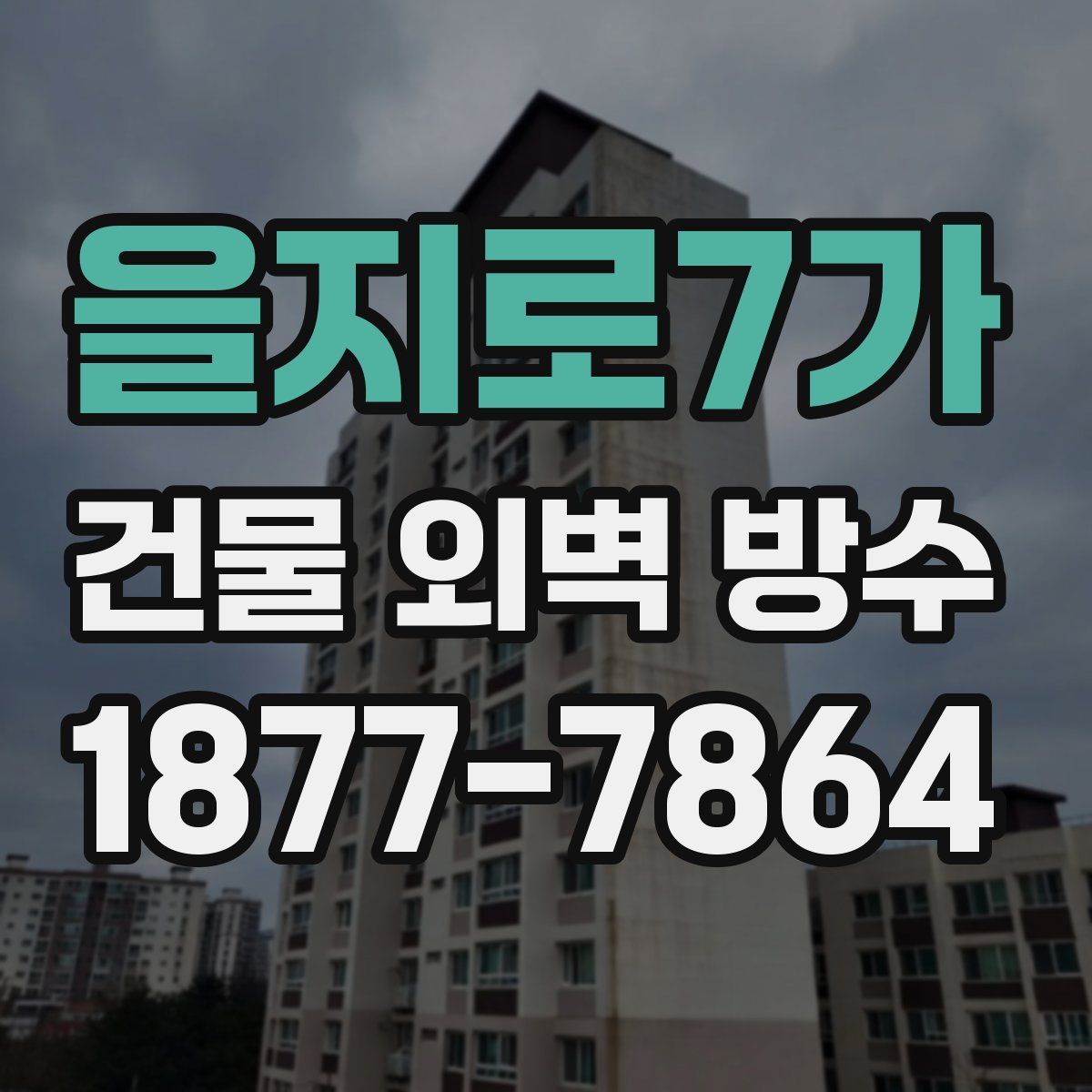 을지로7가 건물 외벽 방수