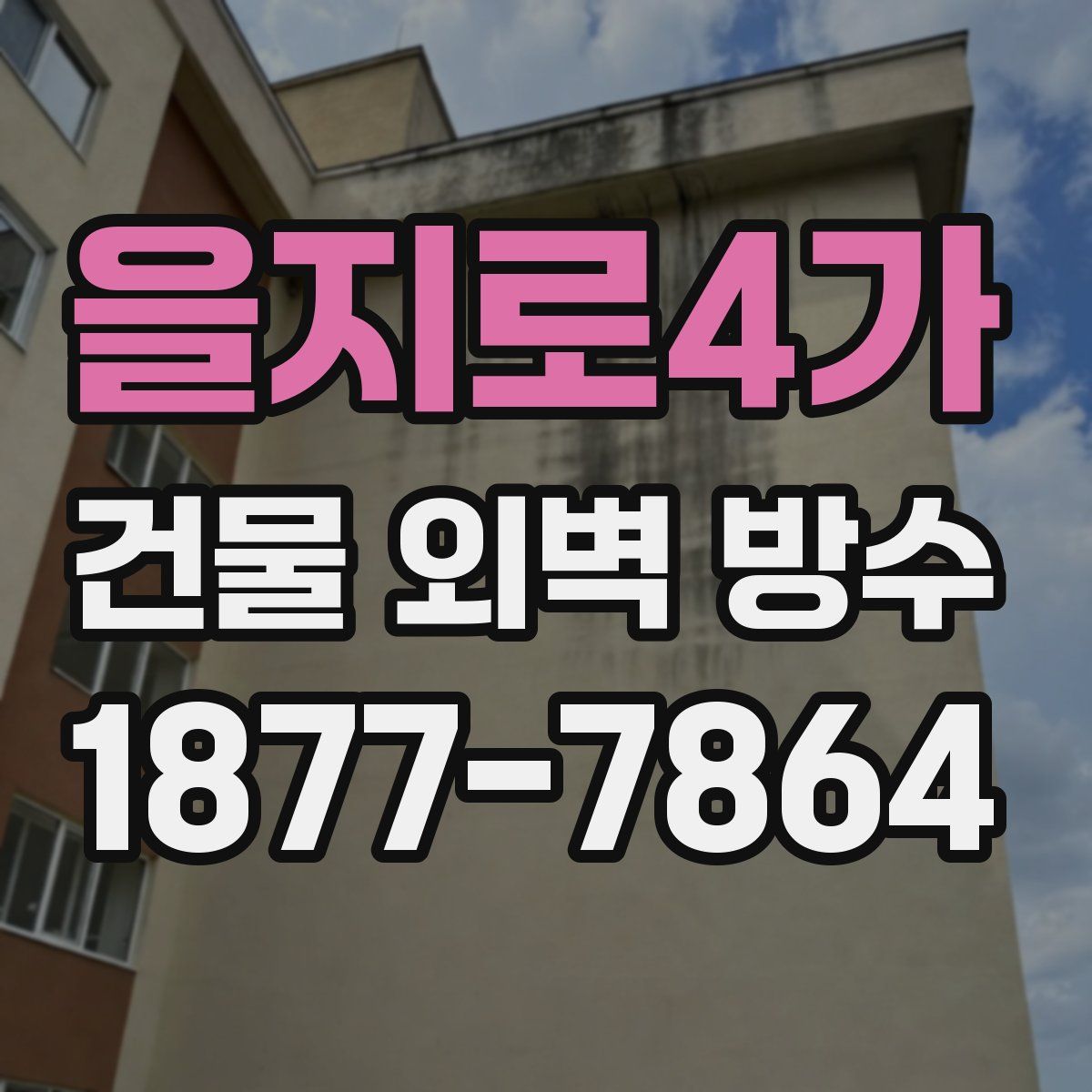 을지로4가 건물 외벽 방수