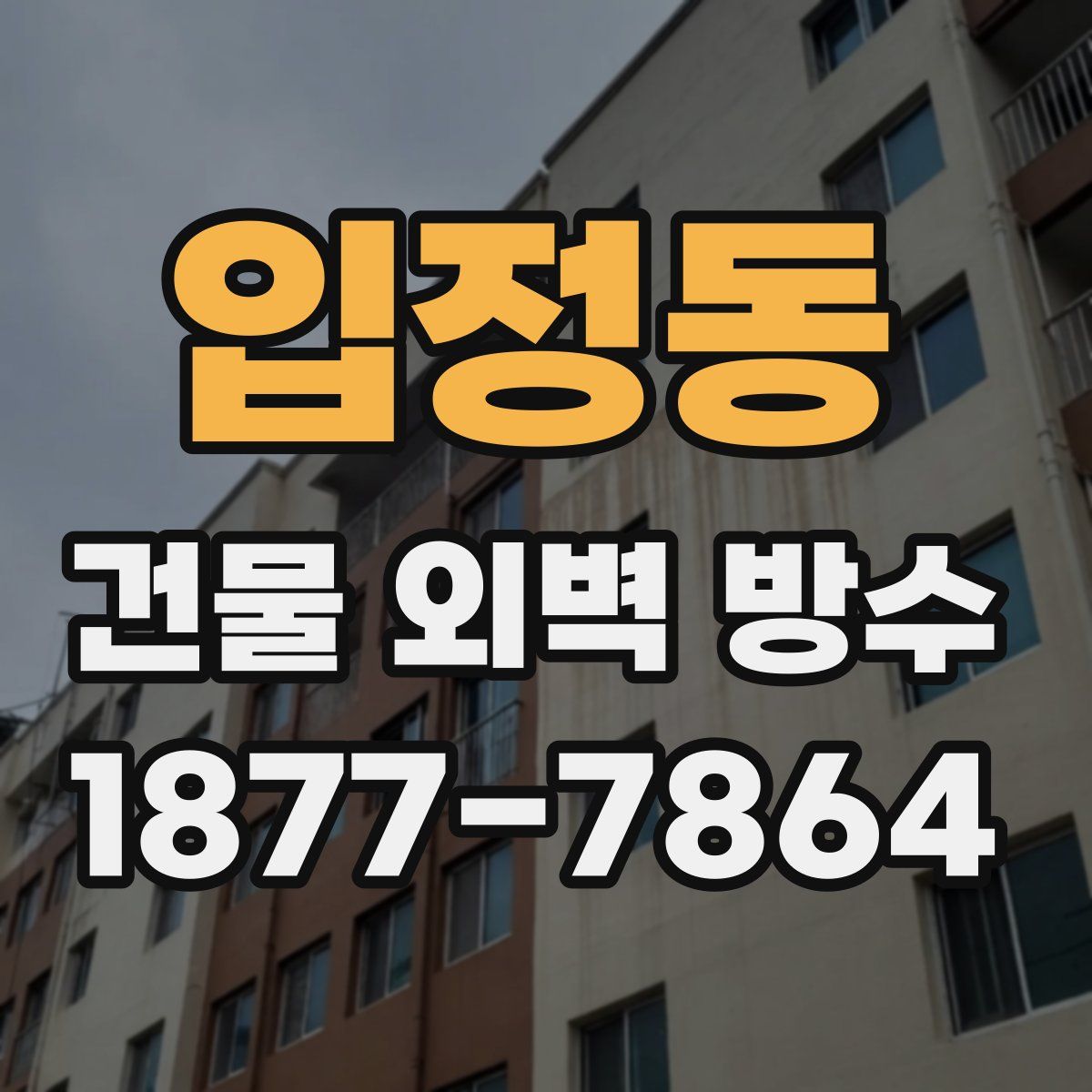 입정동 건물 외벽 방수