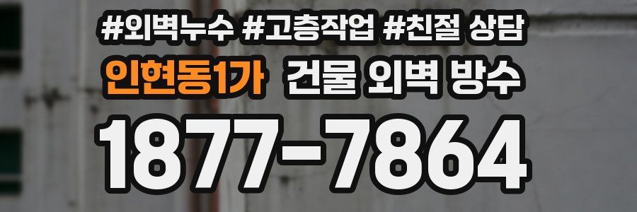 인현동1가 건물 외벽 방수