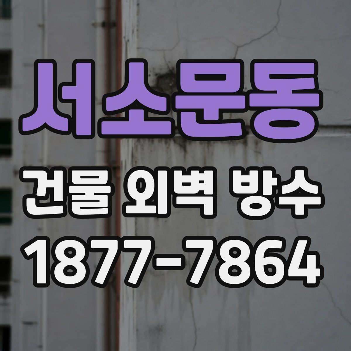 서소문동 건물 외벽 방수