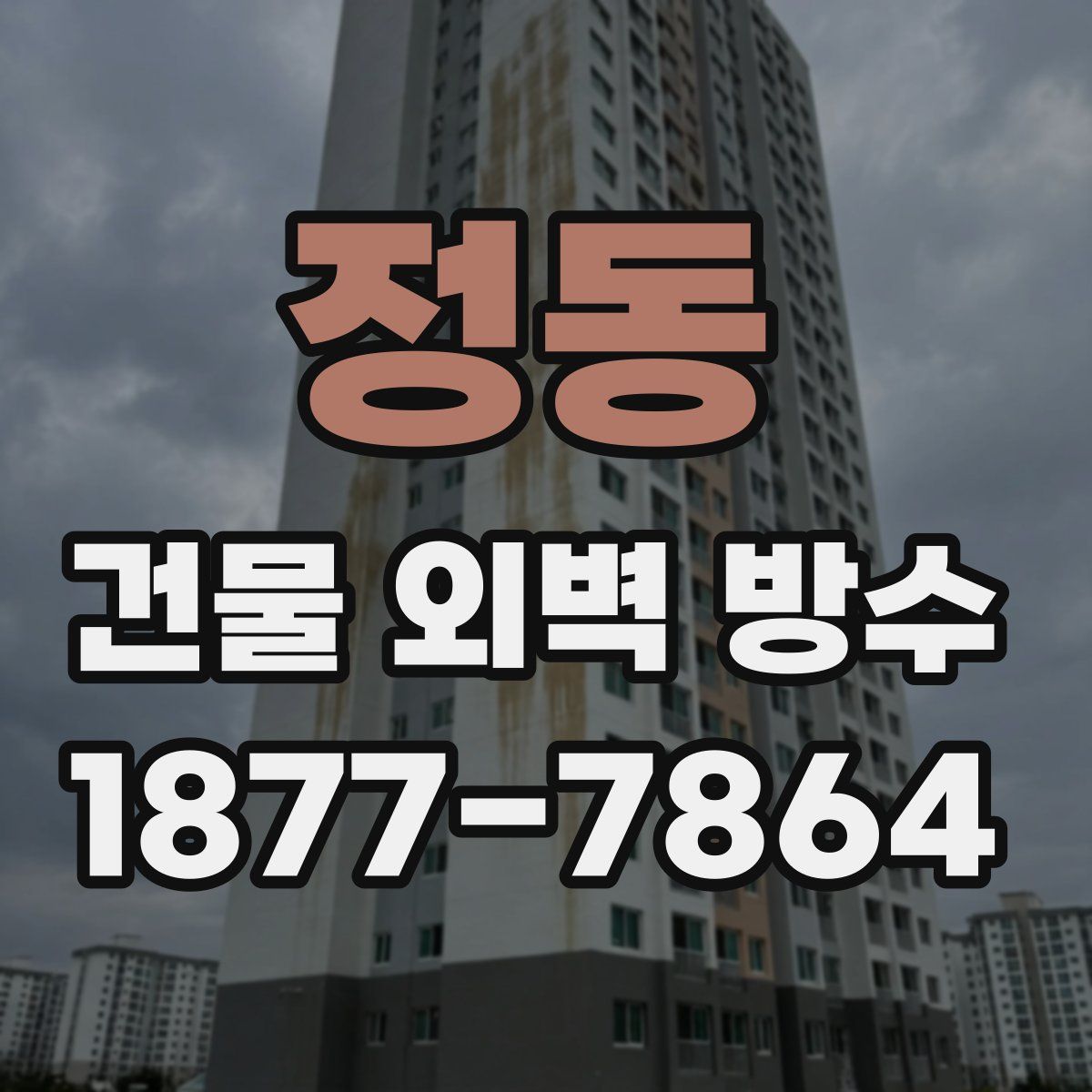 정동 건물 외벽 방수
