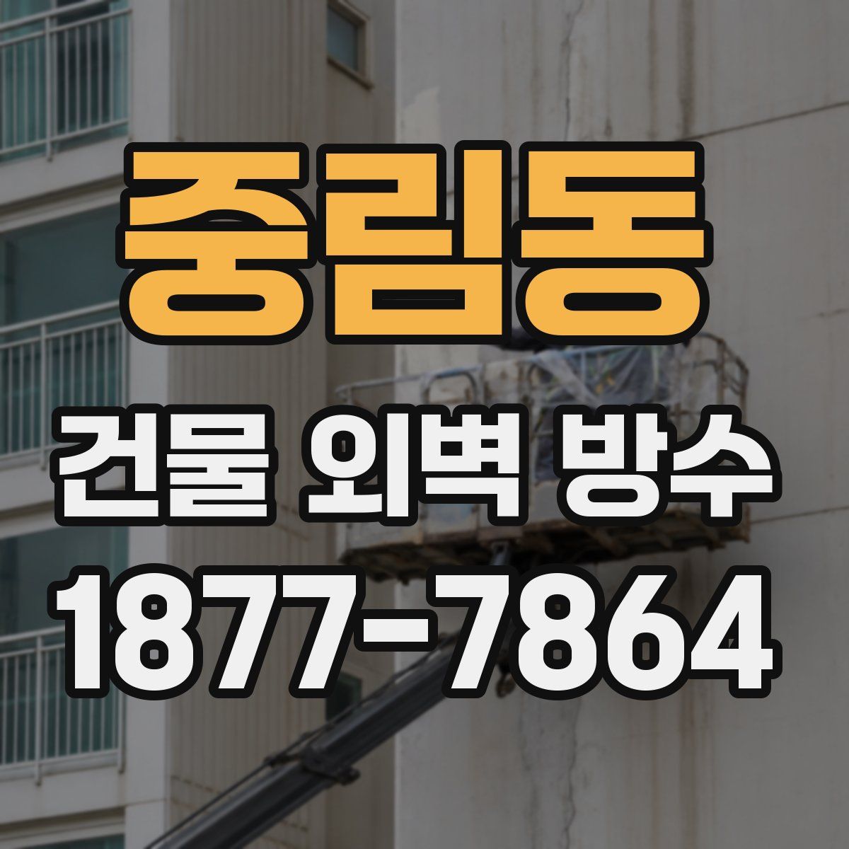 중림동 건물 외벽 방수