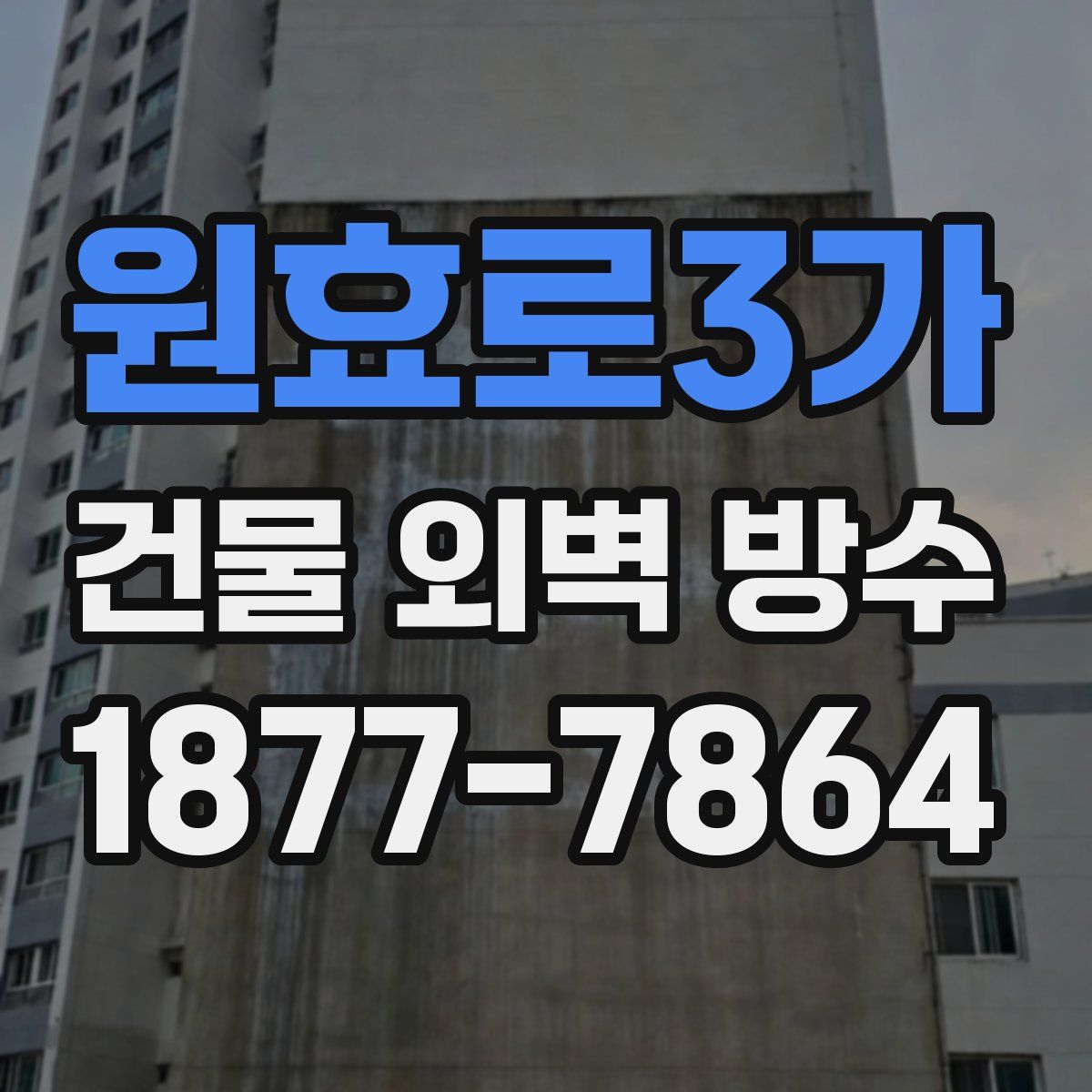 원효로3가 건물 외벽 방수