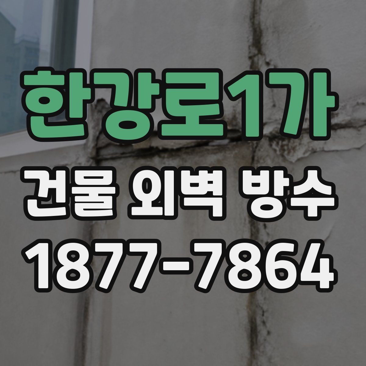 한강로1가 건물 외벽 방수