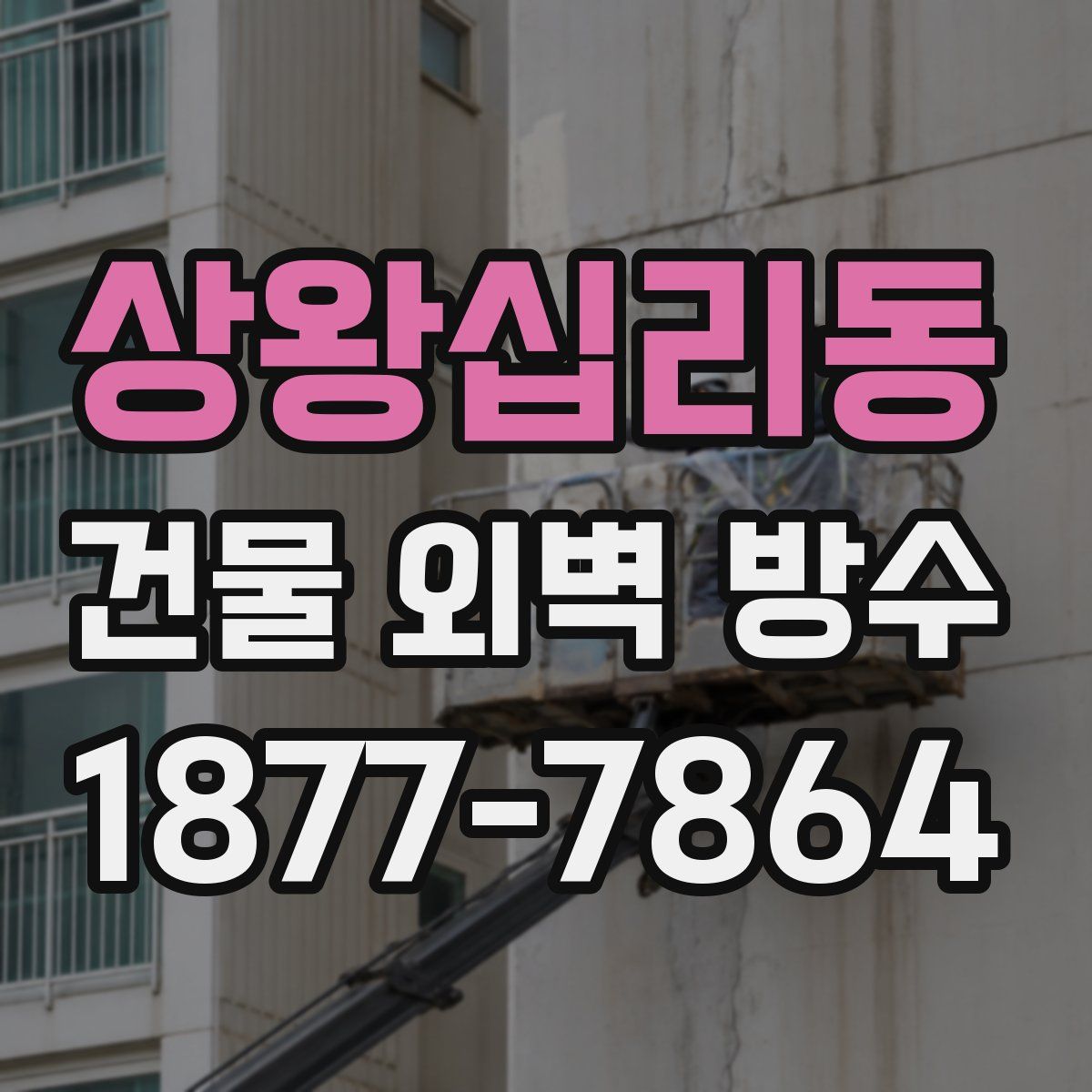 상왕십리동 건물 외벽 방수