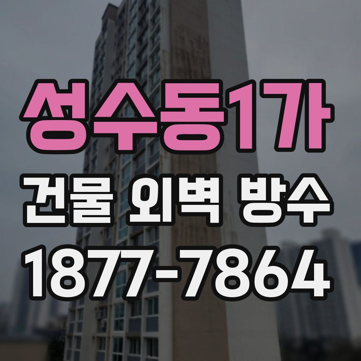 성수동1가 건물 외벽 방수