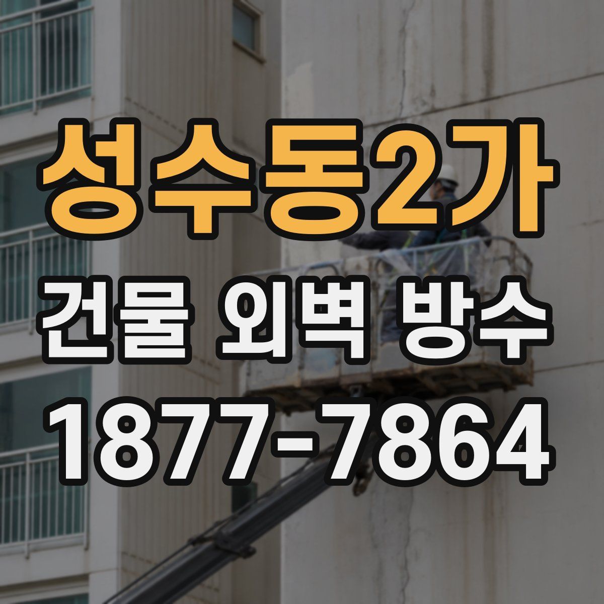 성수동2가 건물 외벽 방수