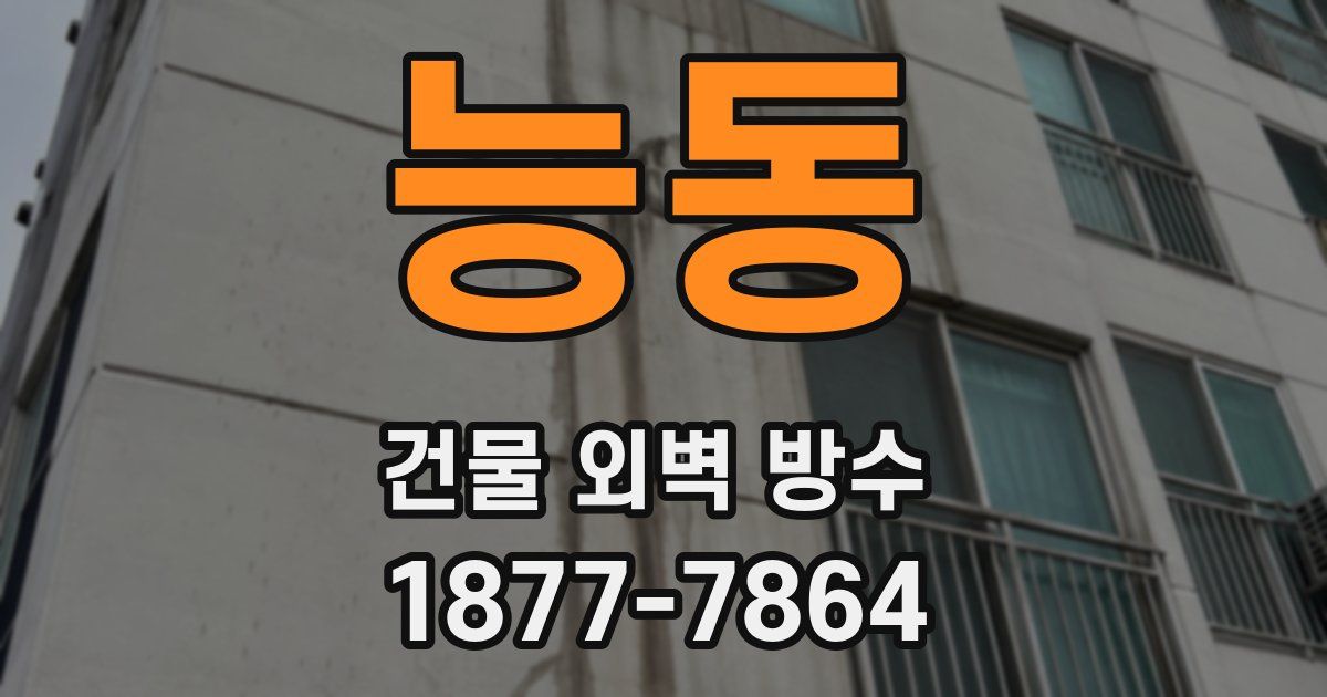 능동 건물 외벽 방수