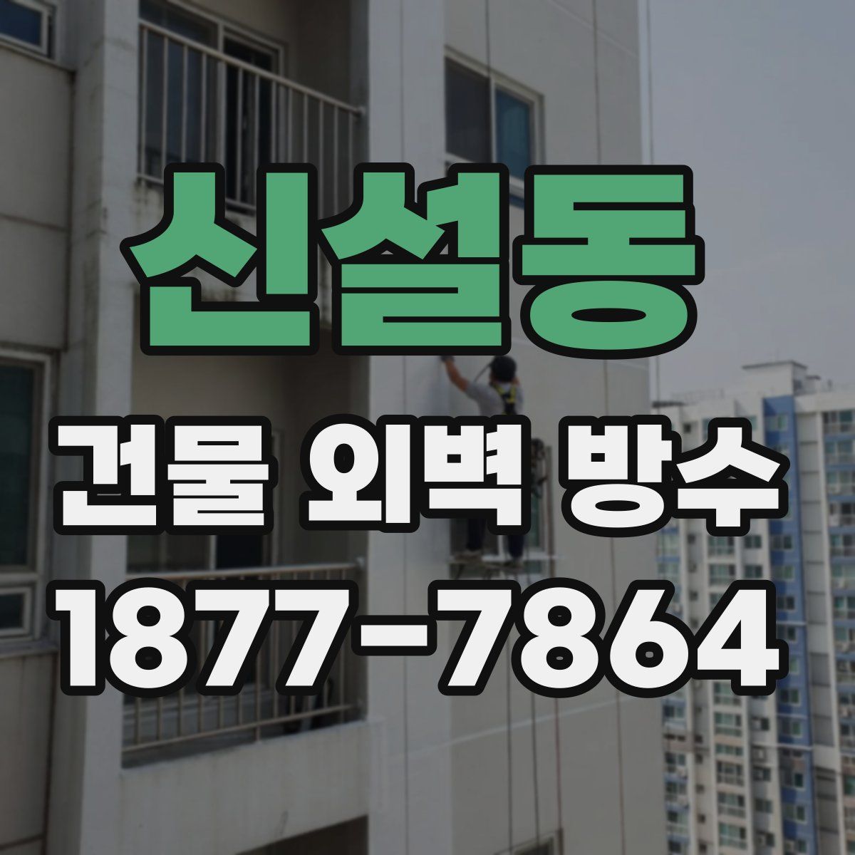 신설동 건물 외벽 방수