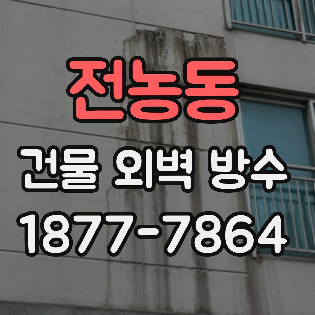전농동 건물 외벽 방수