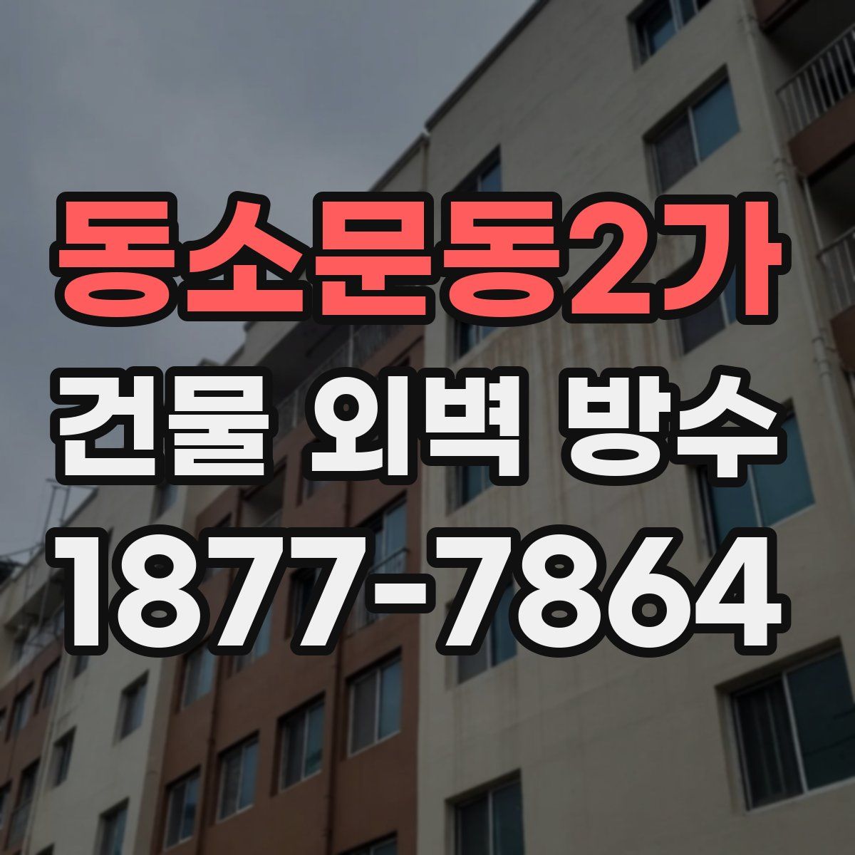 동소문동2가 건물 외벽 방수