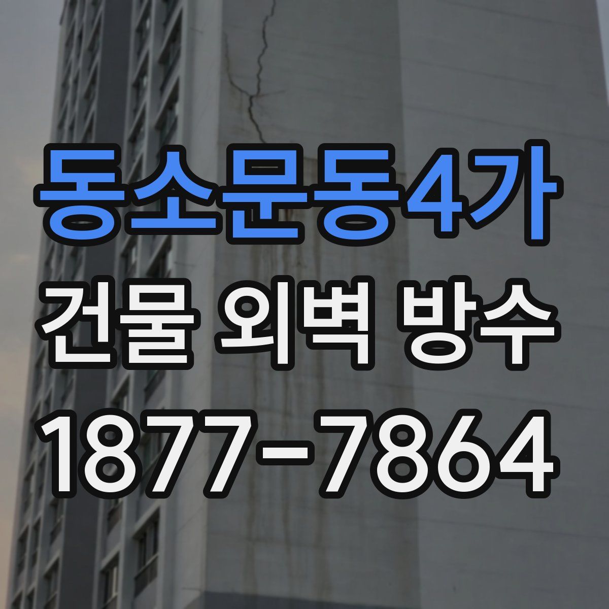 동소문동4가 건물 외벽 방수