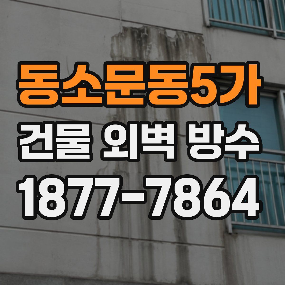 동소문동5가 건물 외벽 방수