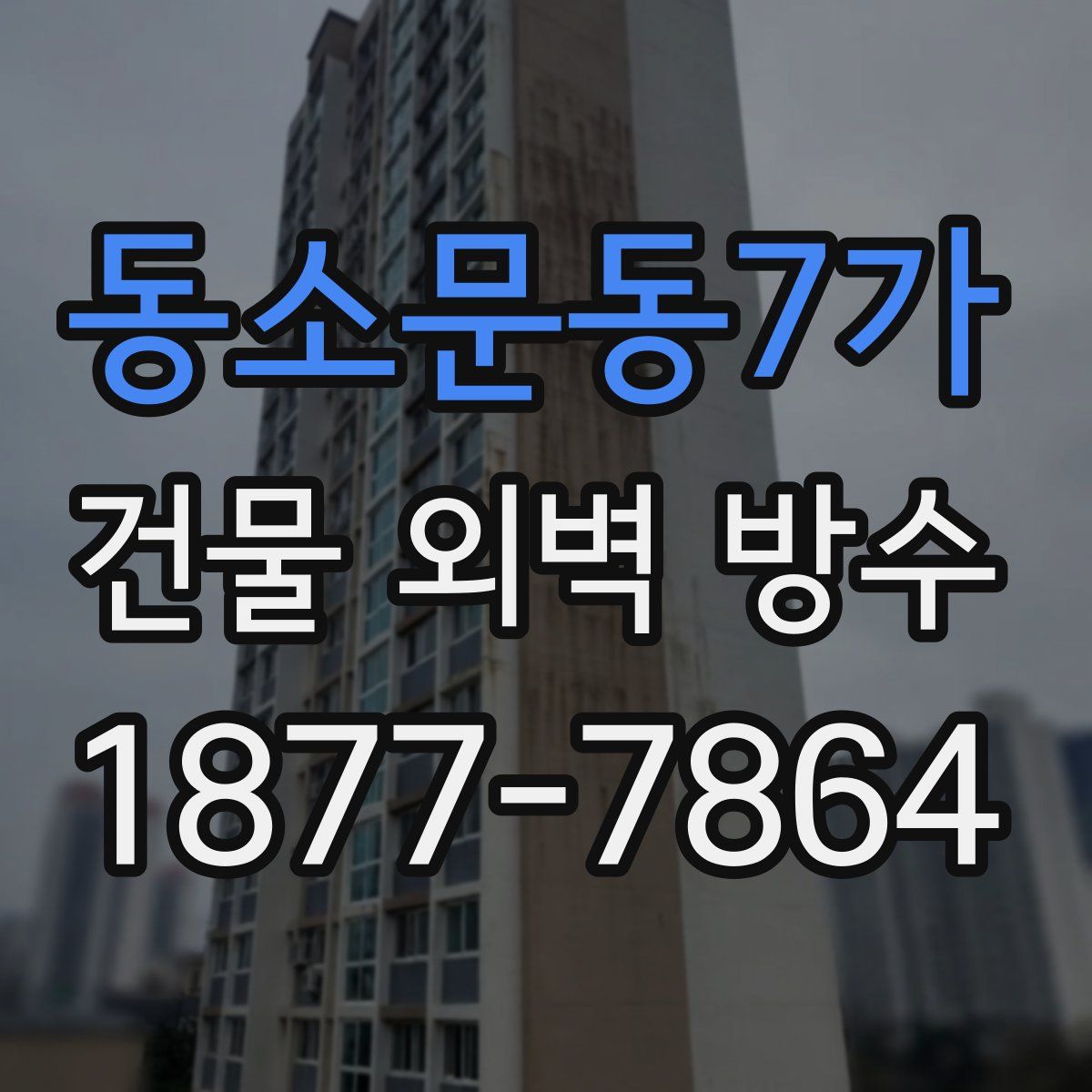 동소문동7가 건물 외벽 방수