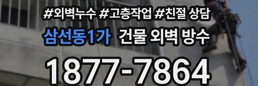 삼선동1가 건물 외벽 방수