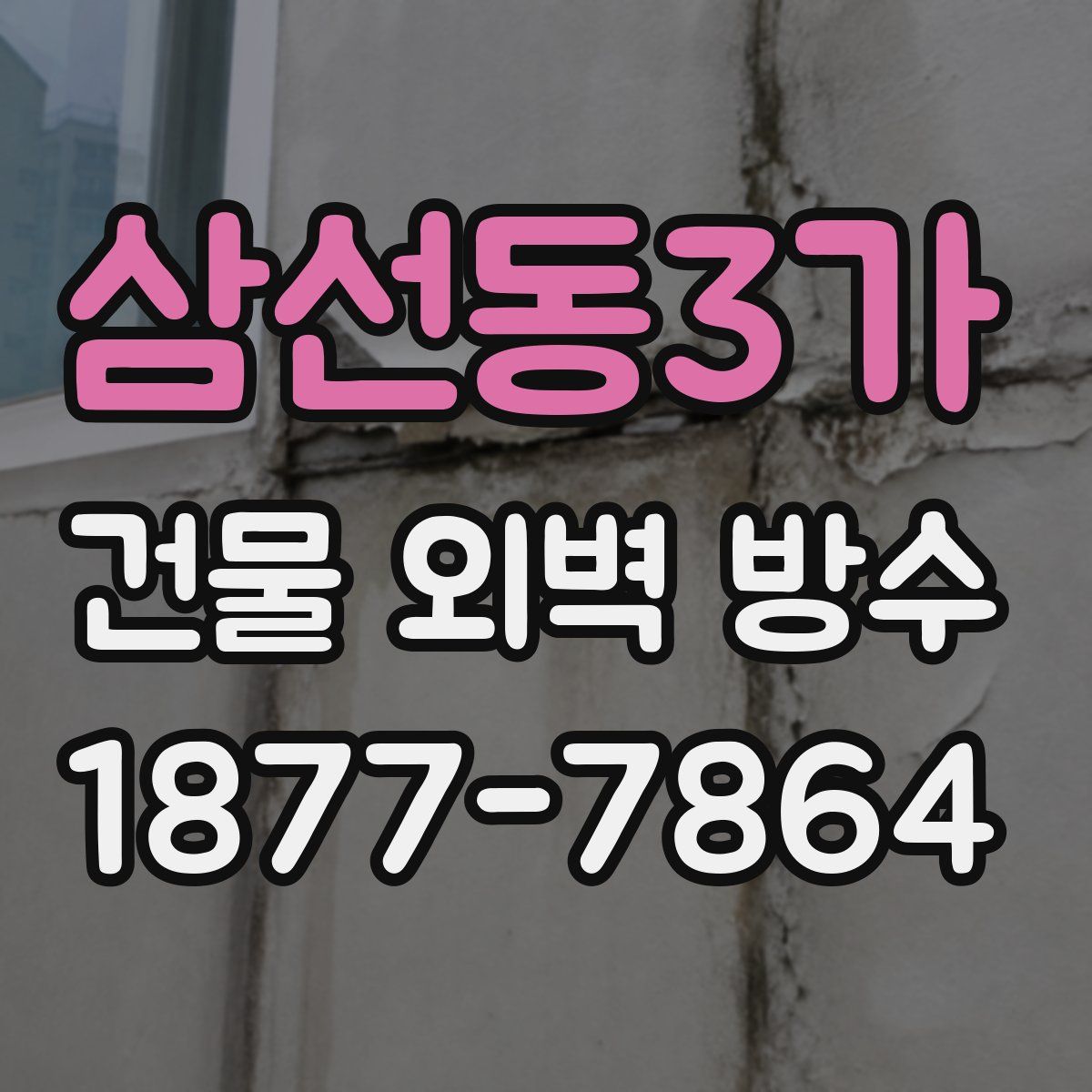 삼선동3가 건물 외벽 방수