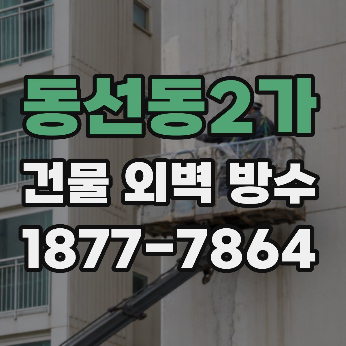 동선동2가 건물 외벽 방수