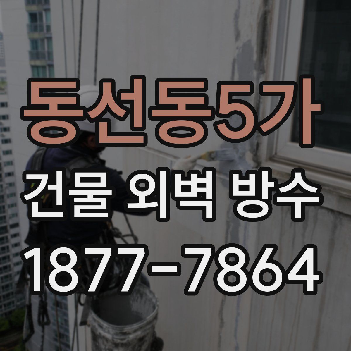 동선동5가 건물 외벽 방수