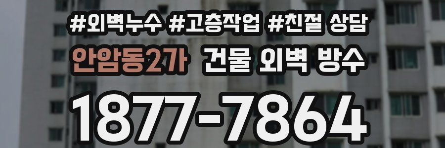 안암동2가 건물 외벽 방수